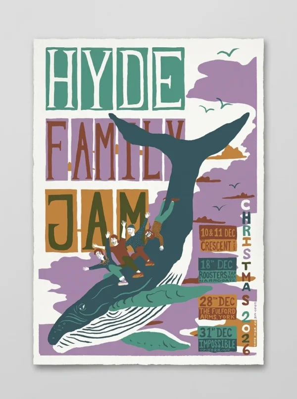 Hyde Family Jam Christmas 2026 poster